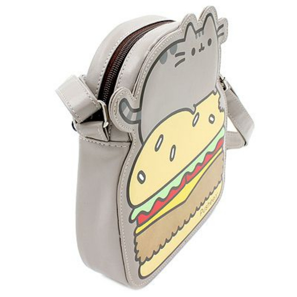 NWT PUSHEEN on a Burger Crossbody Bag - Picture 5 of 6